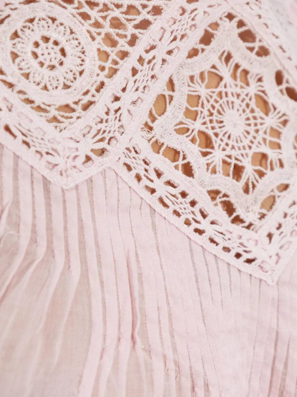 Isabel Marant Étoile Lace-insert Blouse In Pink