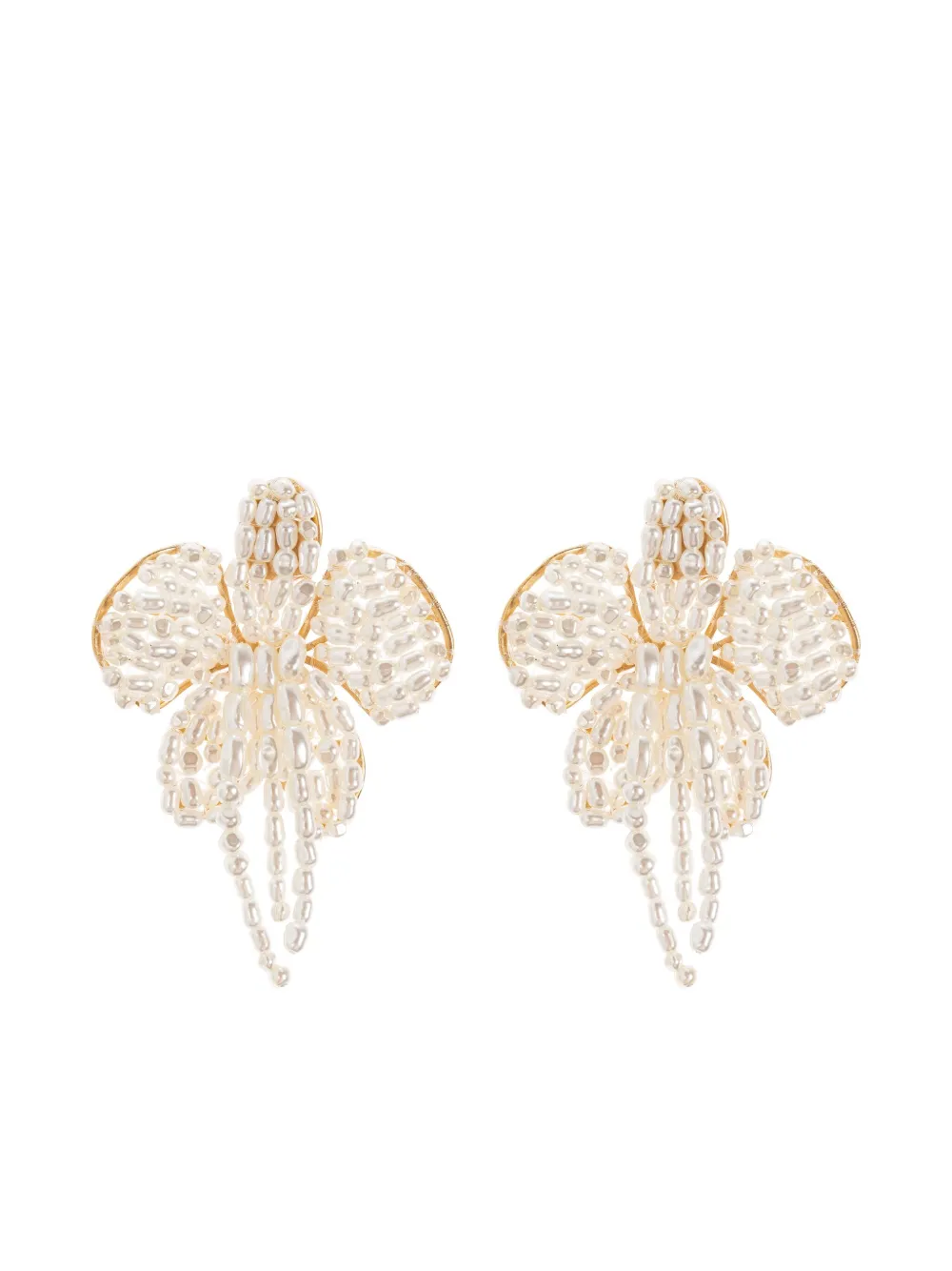 Amina pearl-flower earrings