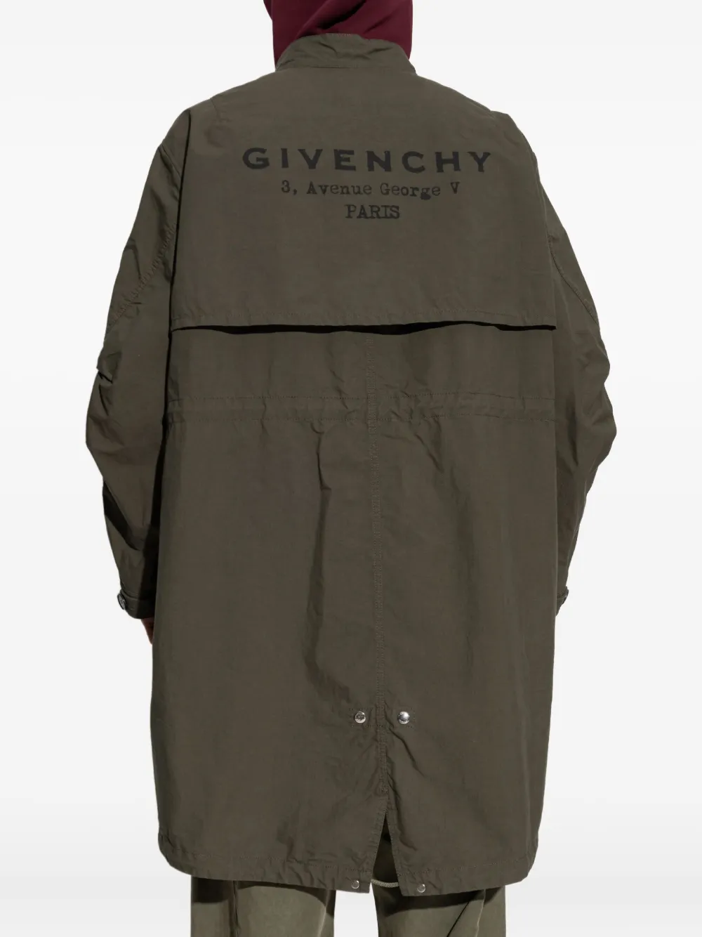 Givenchy Parka van katoenblend 305|KHAKI