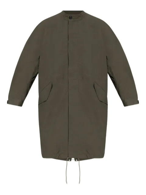 Givenchy logo-print parka coat