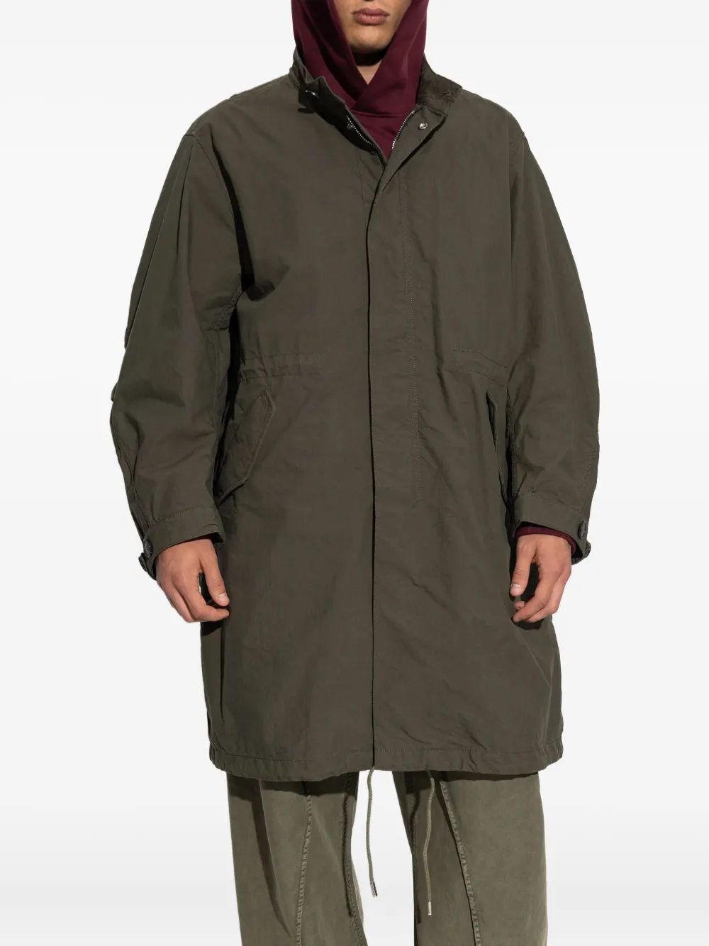 Givenchy Parka van katoenblend 305|KHAKI