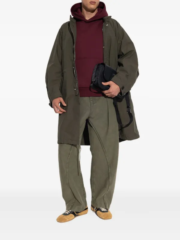 GIVENCHY オリーブグリーン モッズコート Givenchy パーカーコート | FARFETCH JP