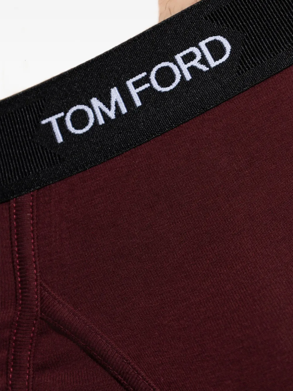 TOM FORD Slip met logo Rood