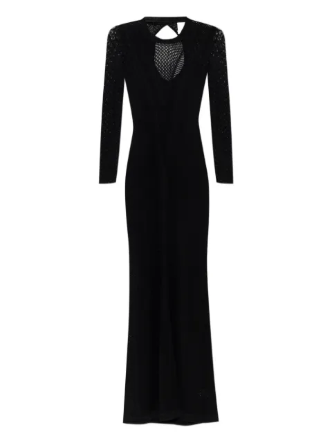 ISABEL MARANT open-back knitted maxi dress