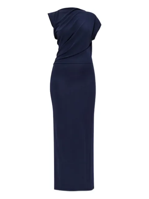 Cult Gaia Jona draped short-sleeve maxi dress