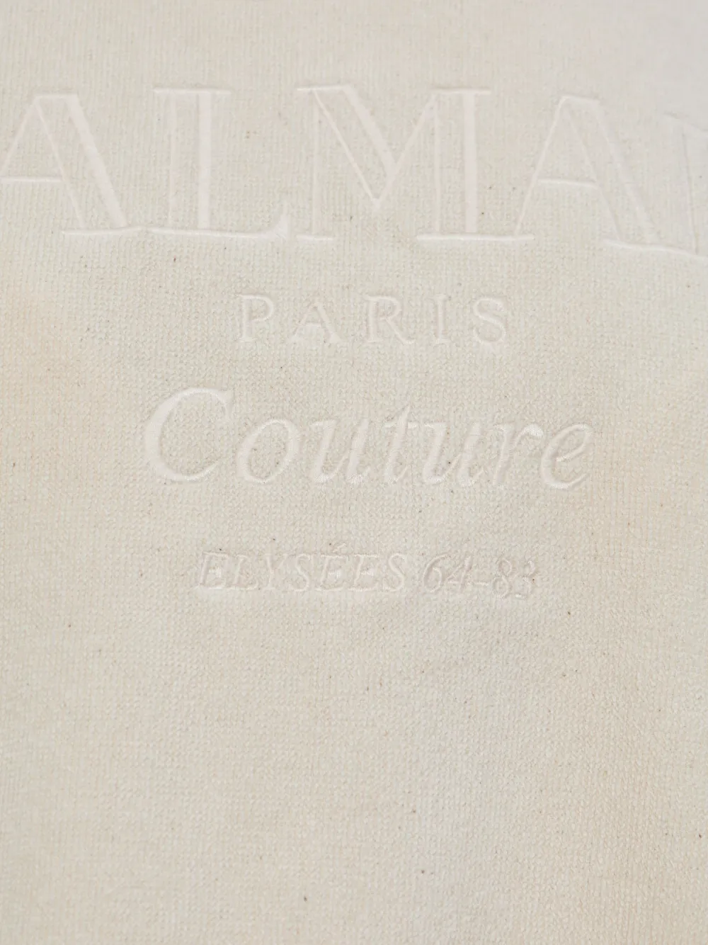 Balmain Poncho met capuchon Beige