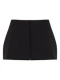 Cult Gaia button-front shorts - Black
