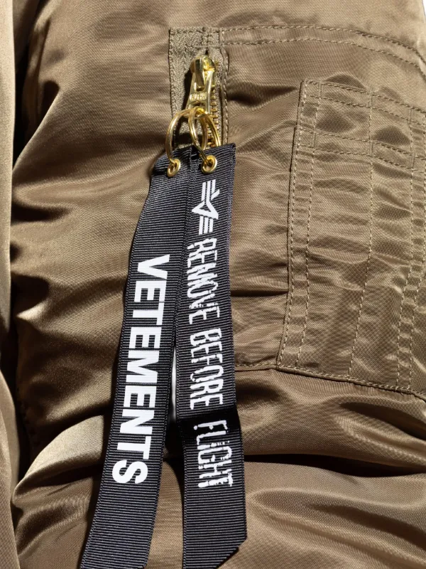 ジャケット・アウター 2022aw vetements molton coat VETEMENTS zip-fastening Bomber Jacket | Green | FARFETCH