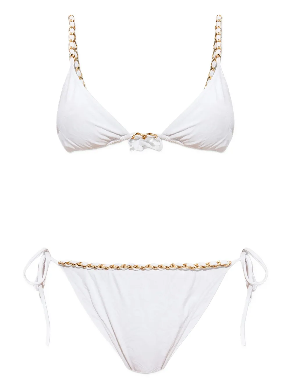Balmain chain-embellished bikini Wit