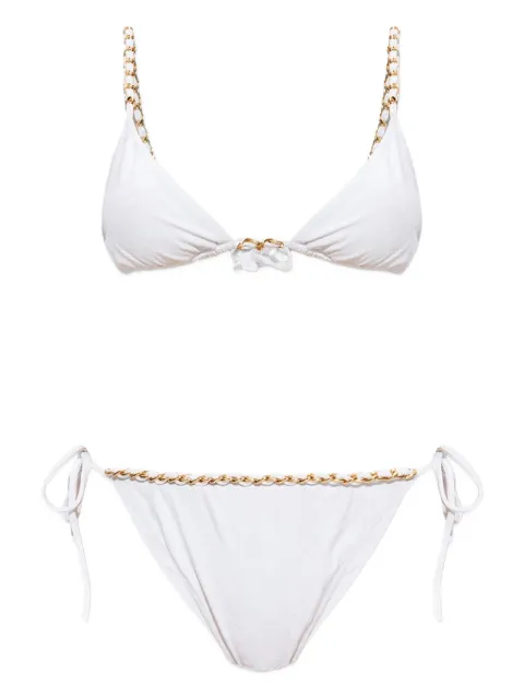 Balmain chain-embellished bikini