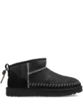 UGG braided-detail leather boots - Black