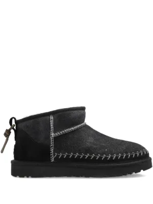 UGG Classic Mini Dipper Boots | Black | FARFETCH RO