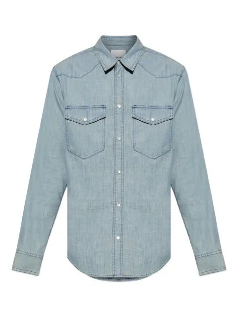 ISABEL MARANT double-pocket cotton shirt