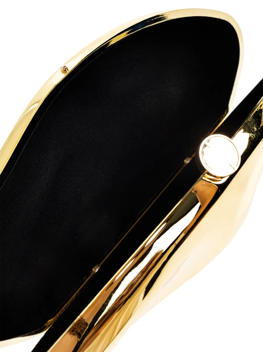 Cult Gaia Metallic-effect Sculpted Mini Bag In Yellow