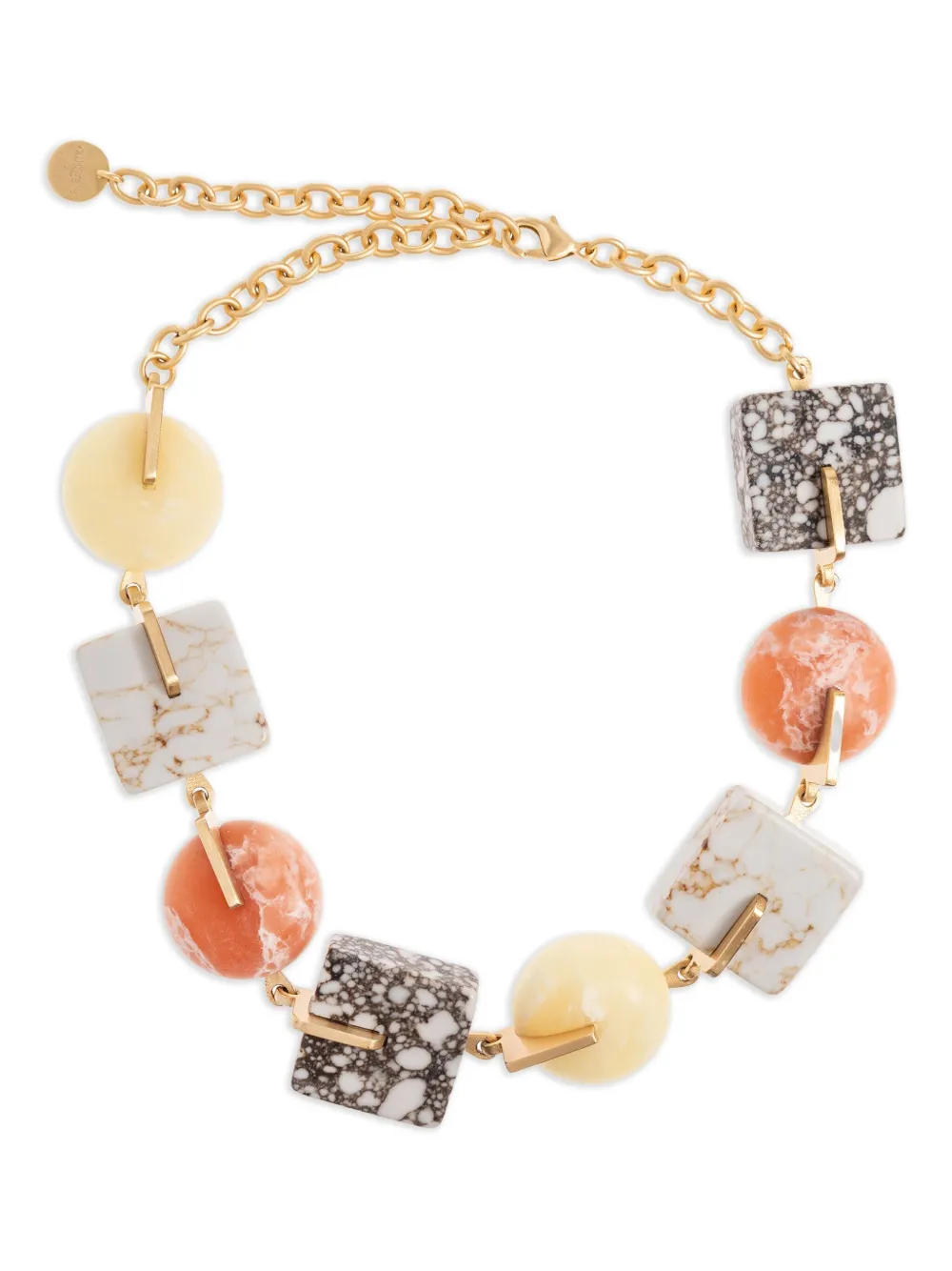 Laguna stone-gold necklace