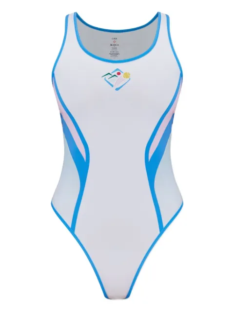 Casablanca panelled swimsuit