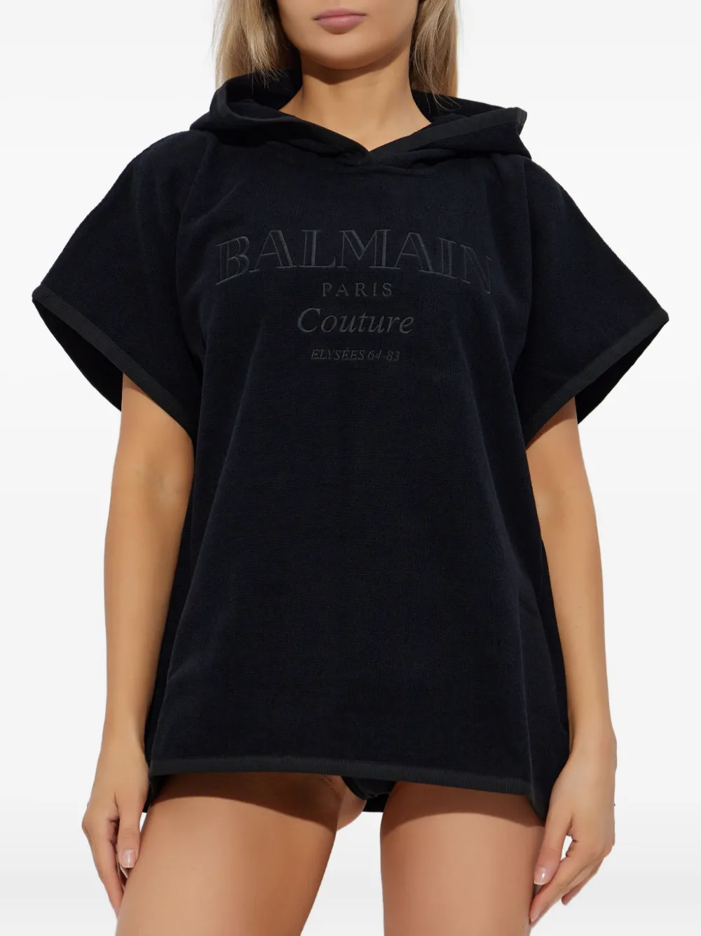 Balmain Pet met geborduurd logo Zwart