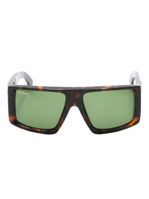 Off-White tortoiseshell square-frame sunglasses