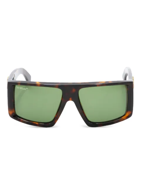Off-White tortoiseshell square-frame sunglasses