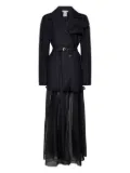 Nensi Dojaka double-breasted coat - Black