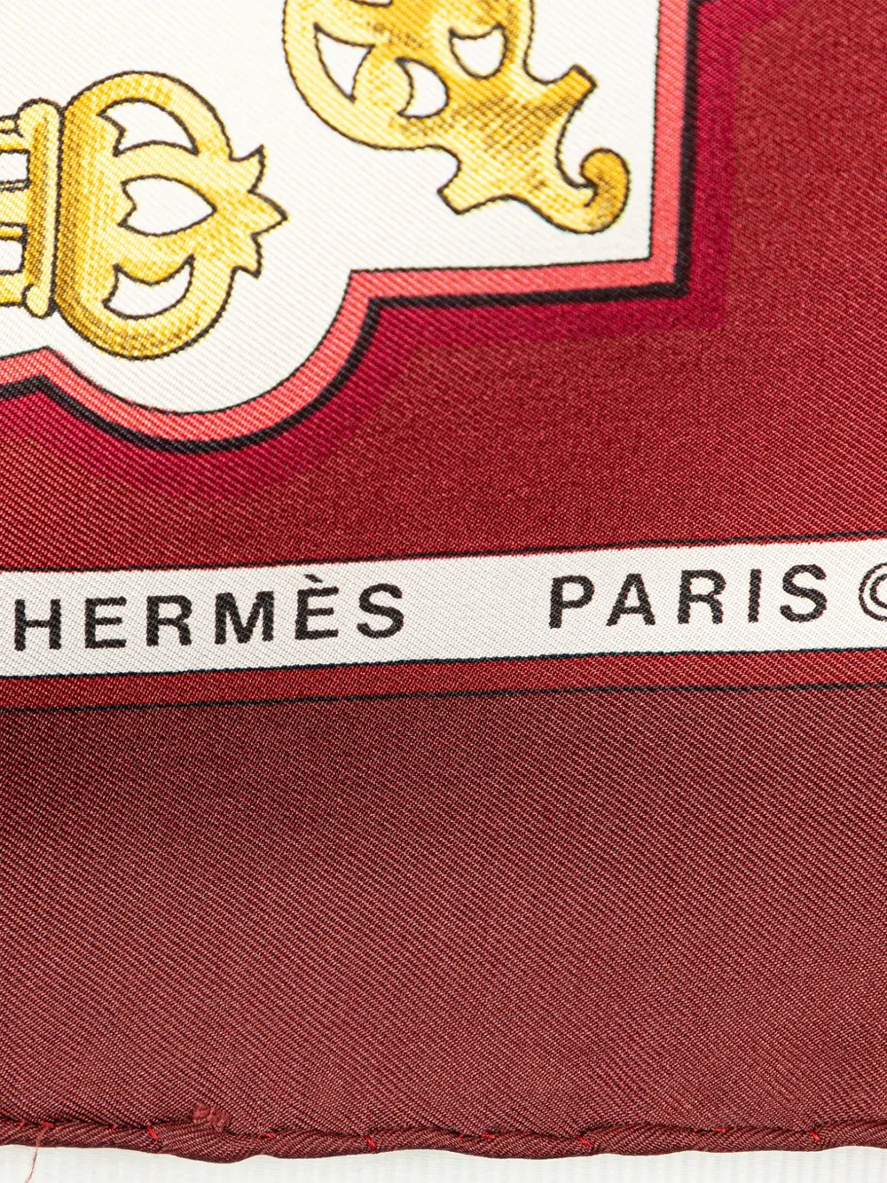 Hermès Pre-Owned 20th Century Les Eperons Silk Scarf scarves | Image 2