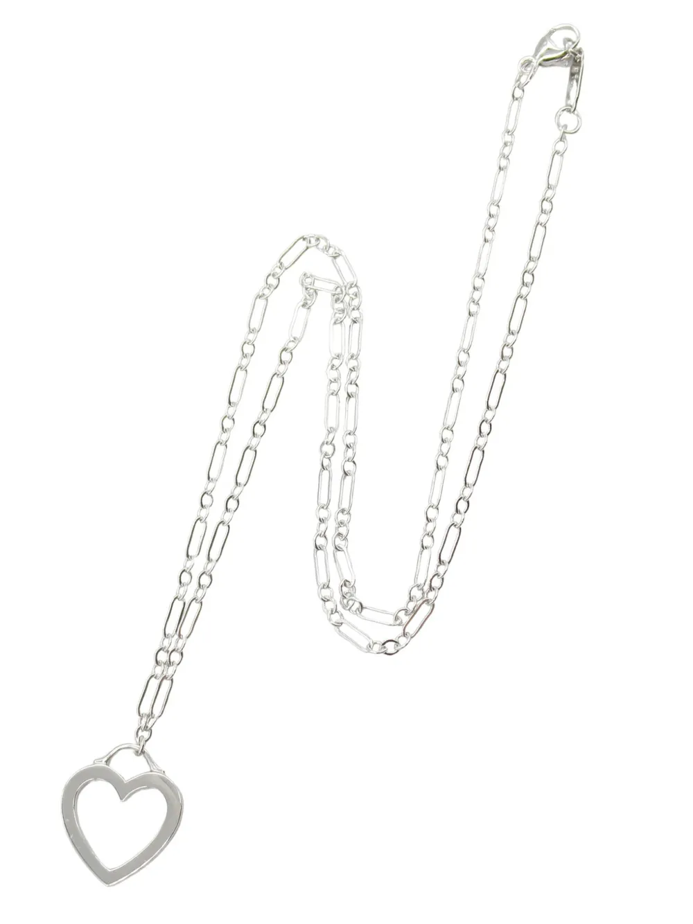 Tiffany & Co. Pre-Owned 2000-2020 18K White Gold Sentimental Heart Pendant necklace | Image 2