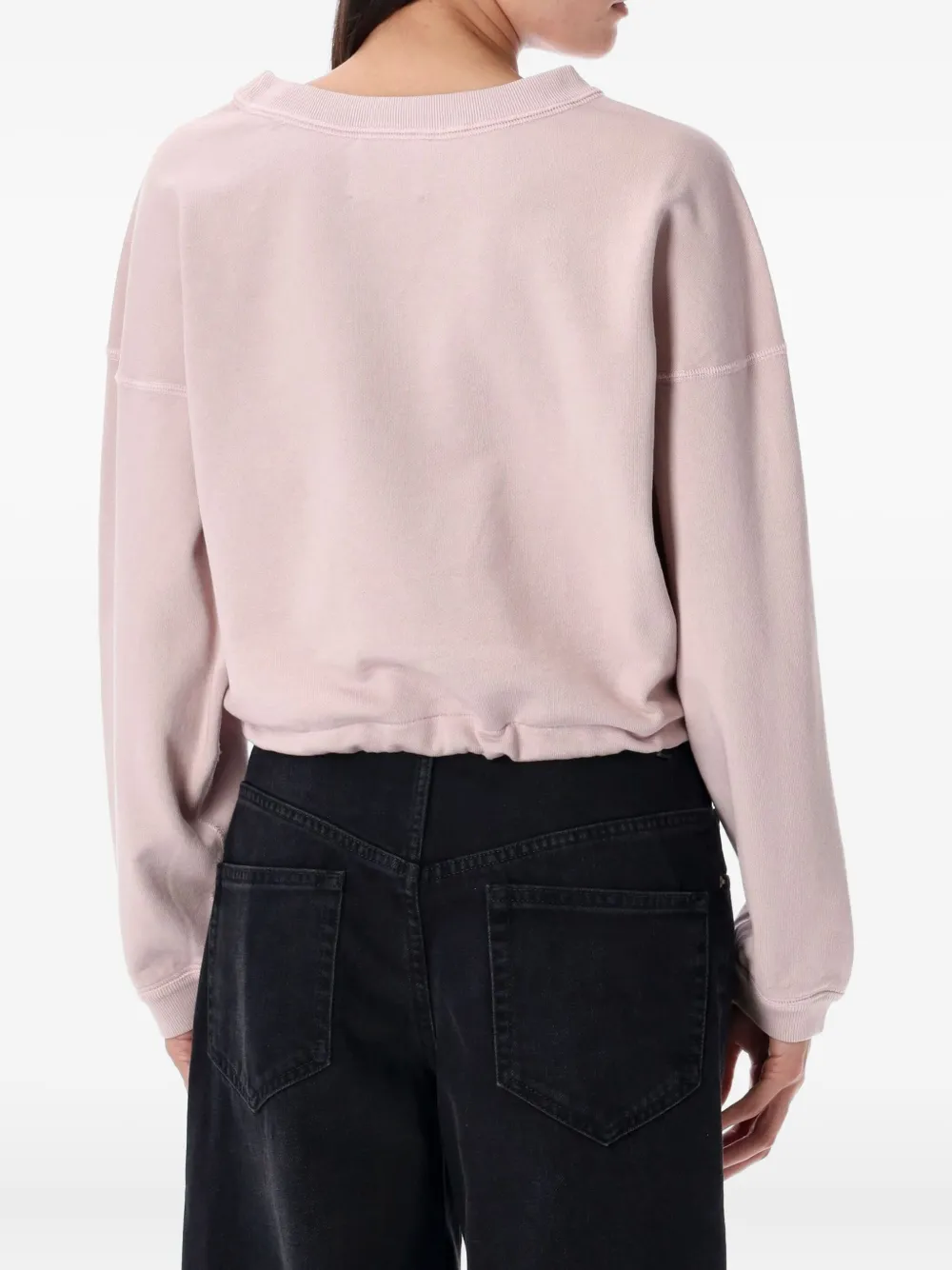 Isabel Marant Étoile Marant Etoile Women Margo Logo Cotton Sweatshirt In Pink