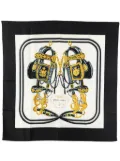 Hermès Pre-Owned 1992-1998 Brides de Gala Silk Scarf scarves - Black