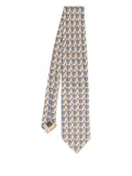 Gucci Pre-Owned 2025 Watering Can-print silk tie - Neutrals