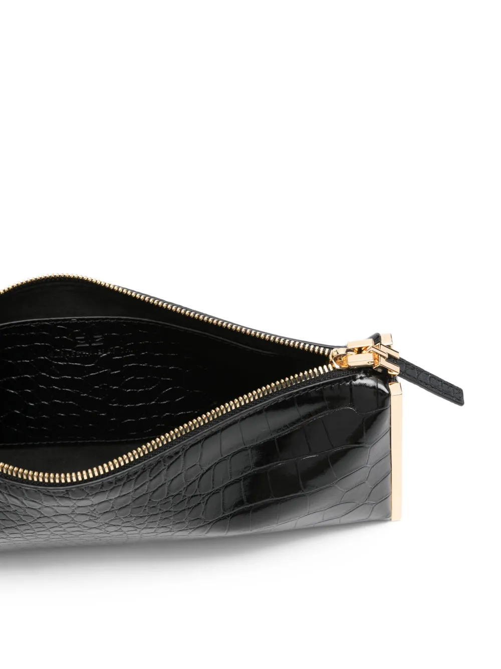 Elisabetta Franchi Clutch met rits Zwart