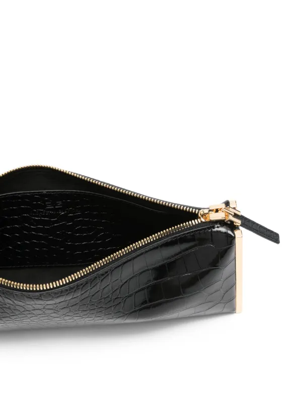 Franchi Leather Clutch Bag Elisabetta Franchi Elisabetta Franchi Zip - Main Image
