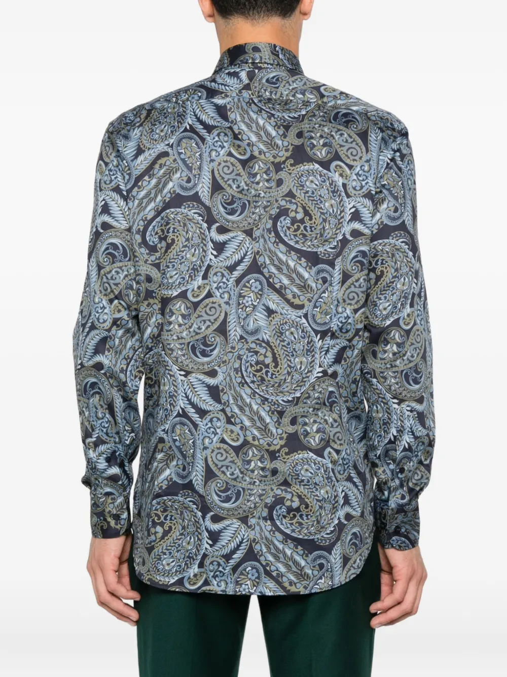 ETRO Overhemd met paisley-print X0883 BLUE MULTICOLOR