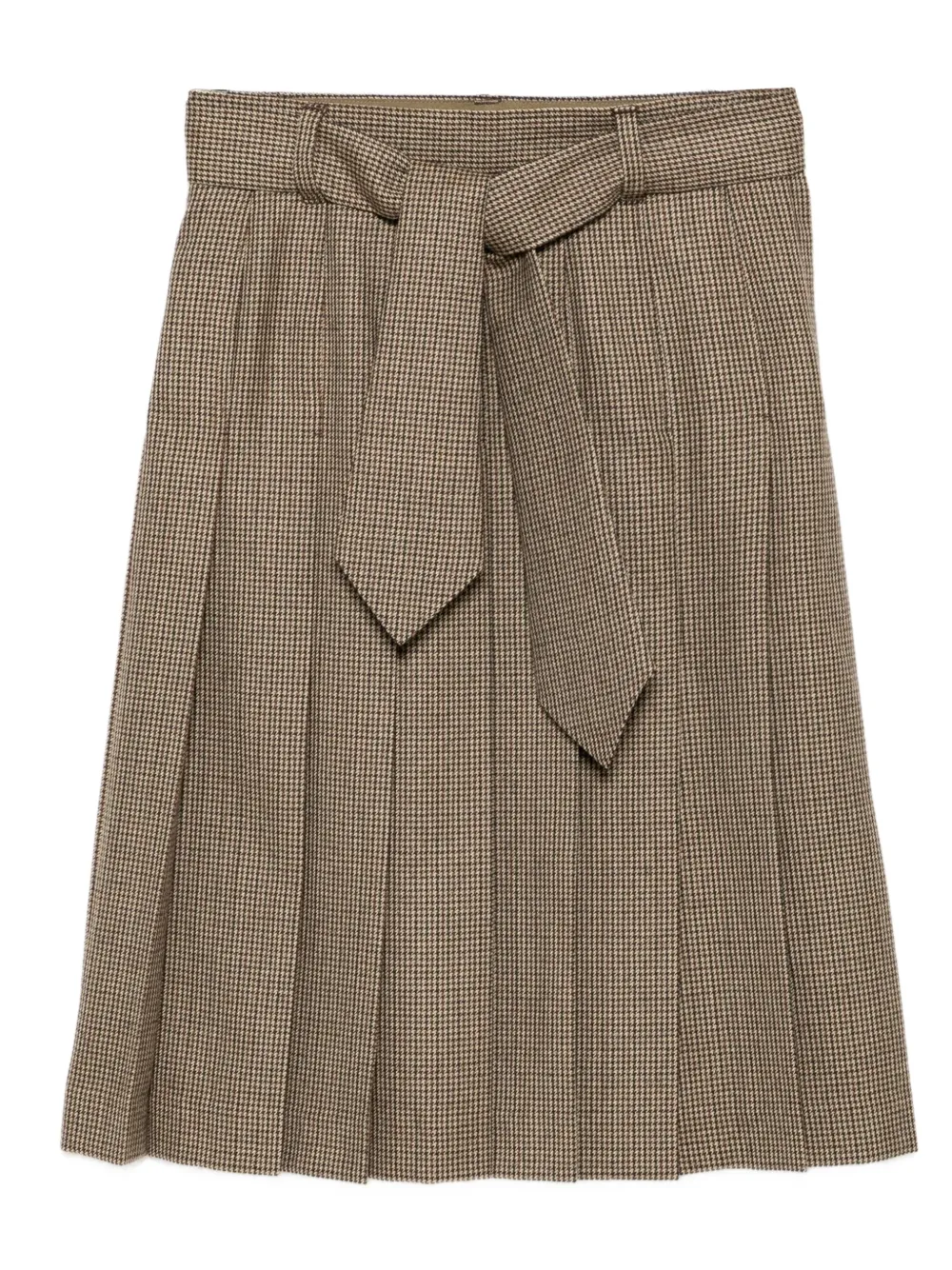 Toga houndstooth pattern skirt | Brown | Image 1