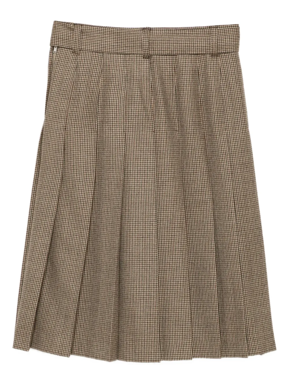 Toga Rok met pied-de-poule patroon - Bruin