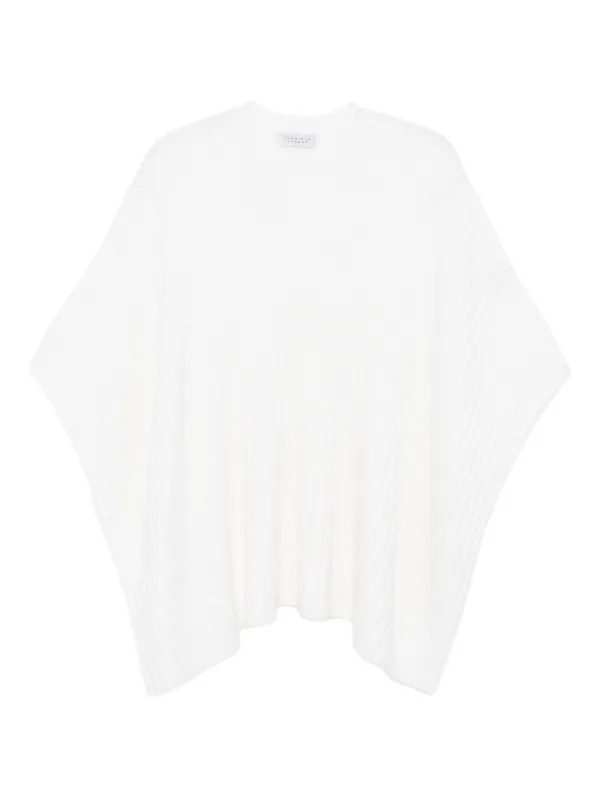 Gabriela Hearst Baron Poncho in White