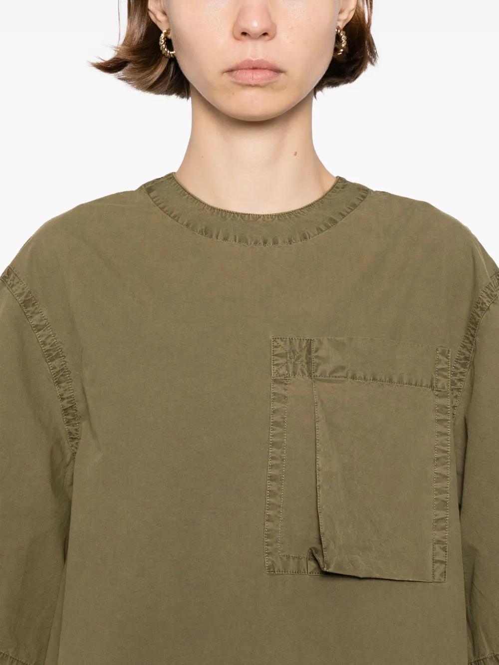 CO COLLECTION Katoenen T-shirt Groen