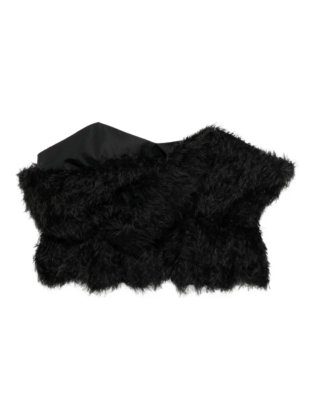 Toga fringe tulle top | Black | Image 1