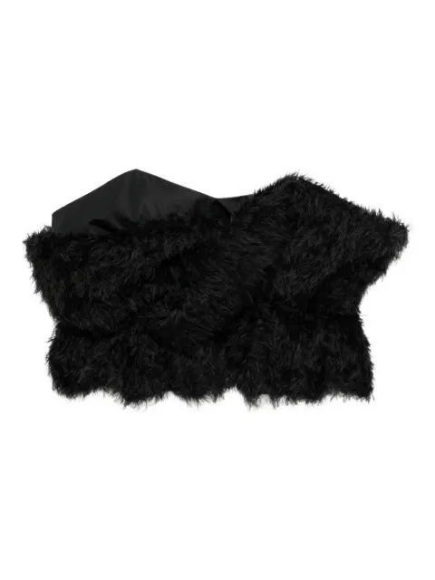Toga fringe tulle top