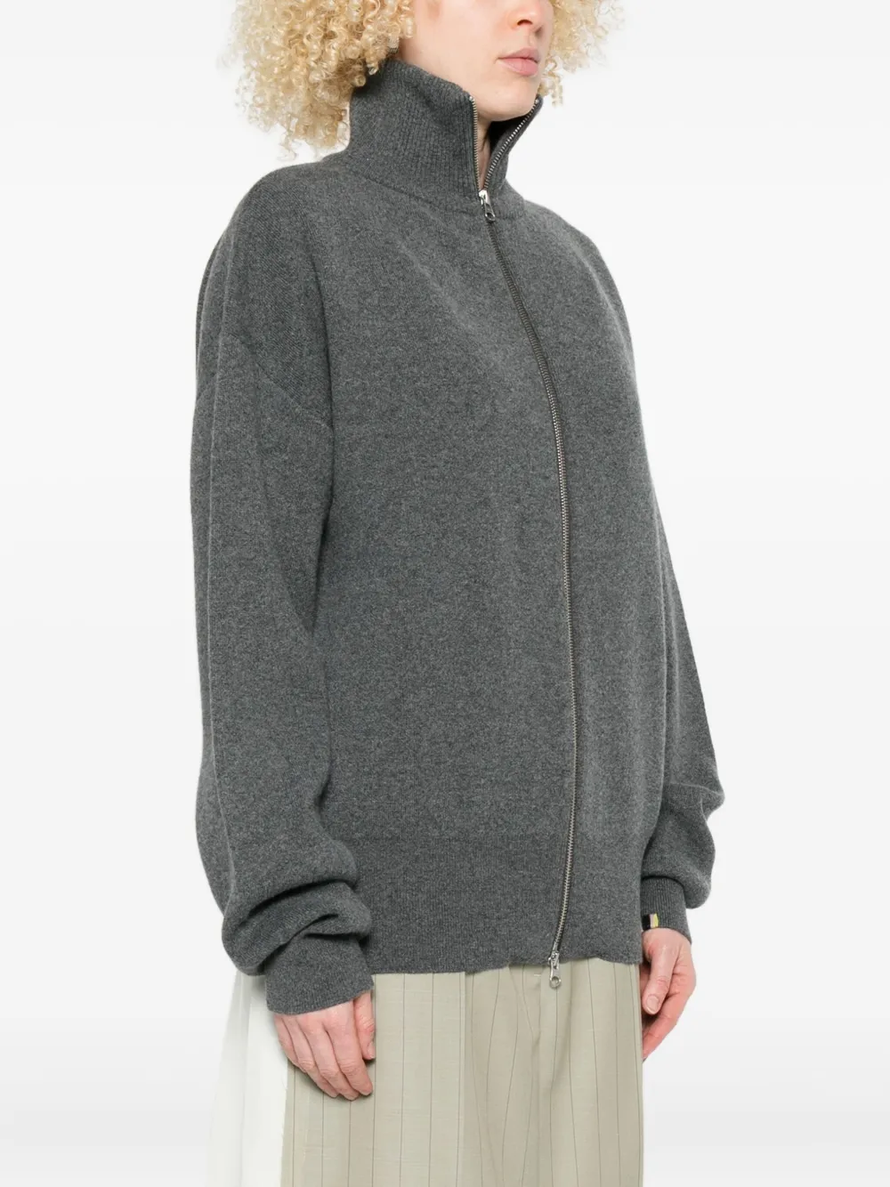 extreme cashmere Kasjmier vest Grijs