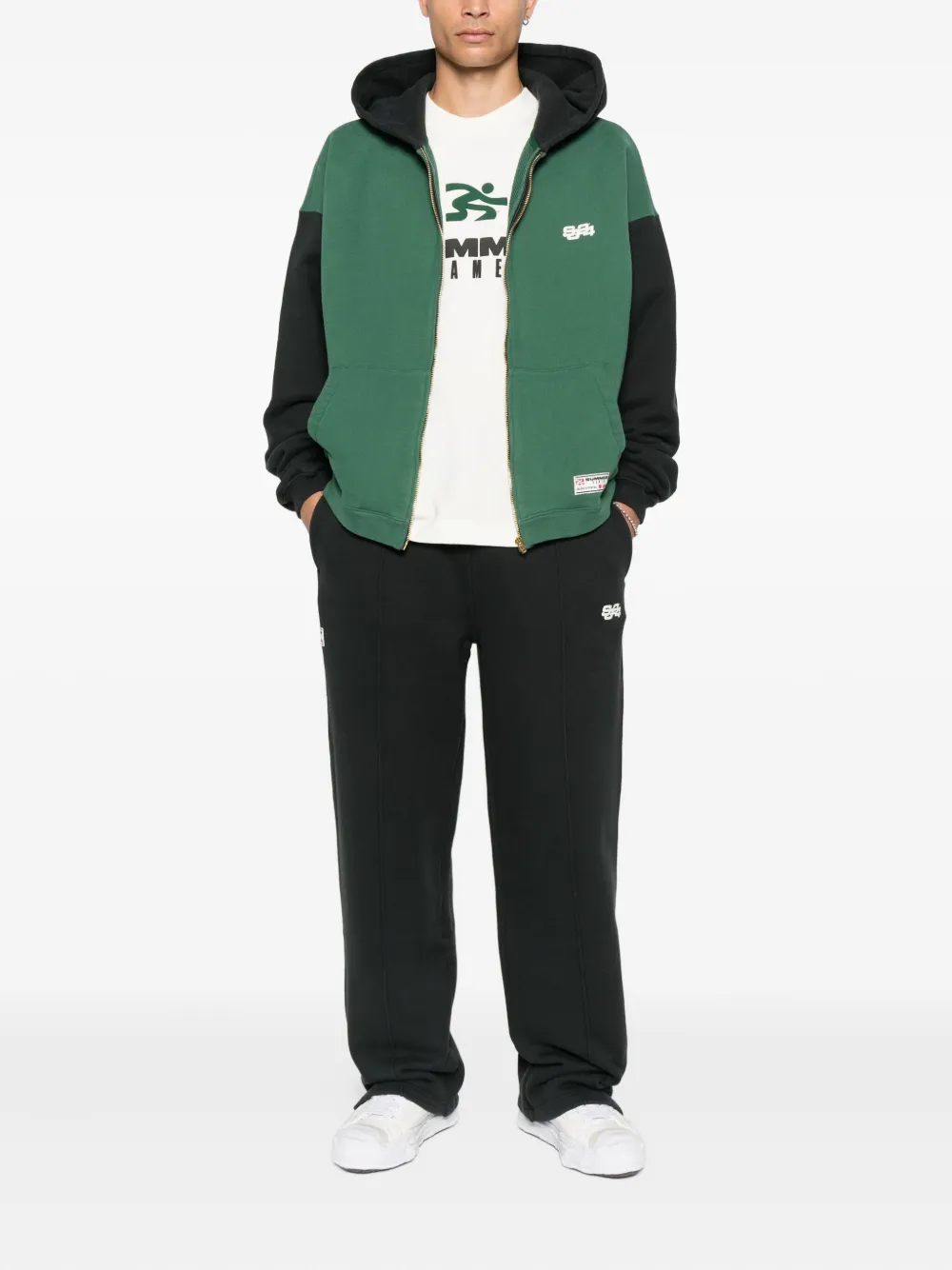 SUMMER GAMES two-tone zip-up hoodie | Hoodies | Image 2
