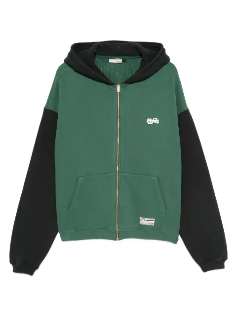 SUMMER GAMES two-tone zip-up hoodie