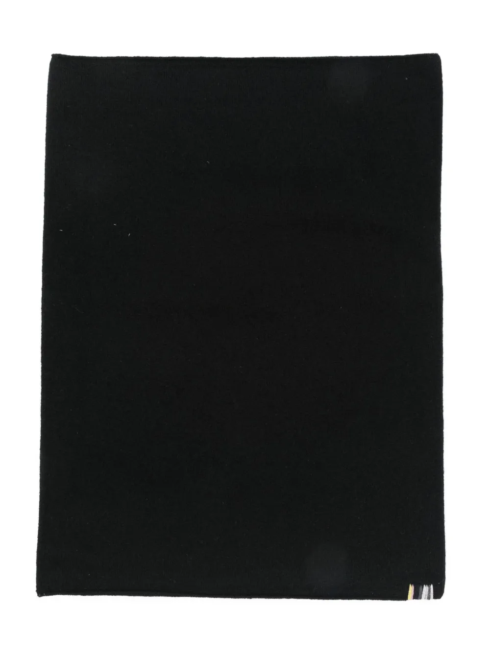 Extreme cashmere knitted scarf Zwart