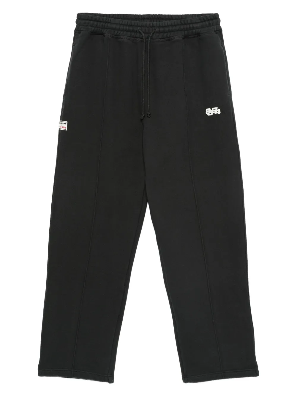 Summer Games Drawstring-waist Track Pants In Black