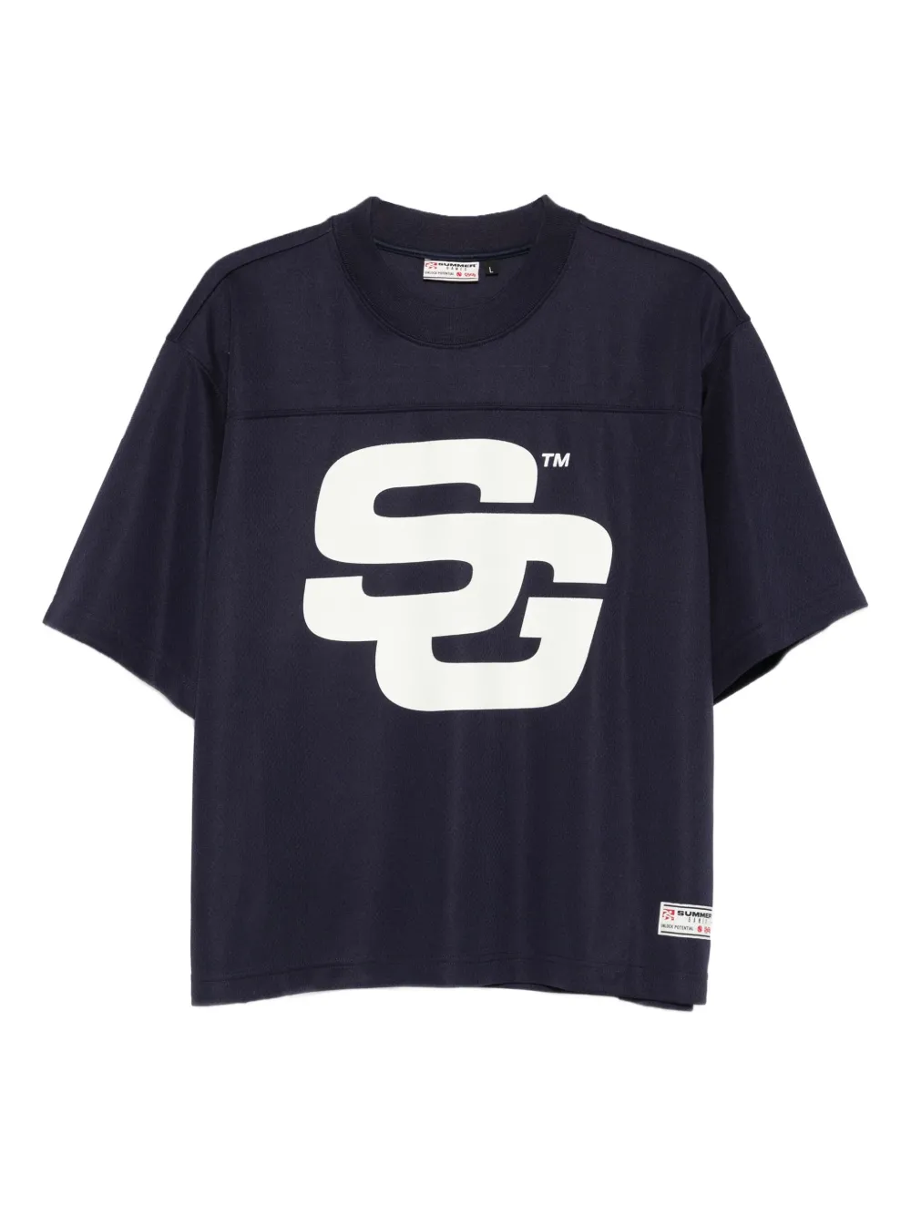 SUMMER GAMES logo-print T-shirt | Blue | Image 1