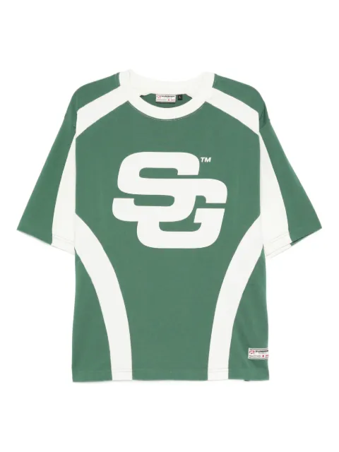 SUMMER GAMES panelled logo T-shirt