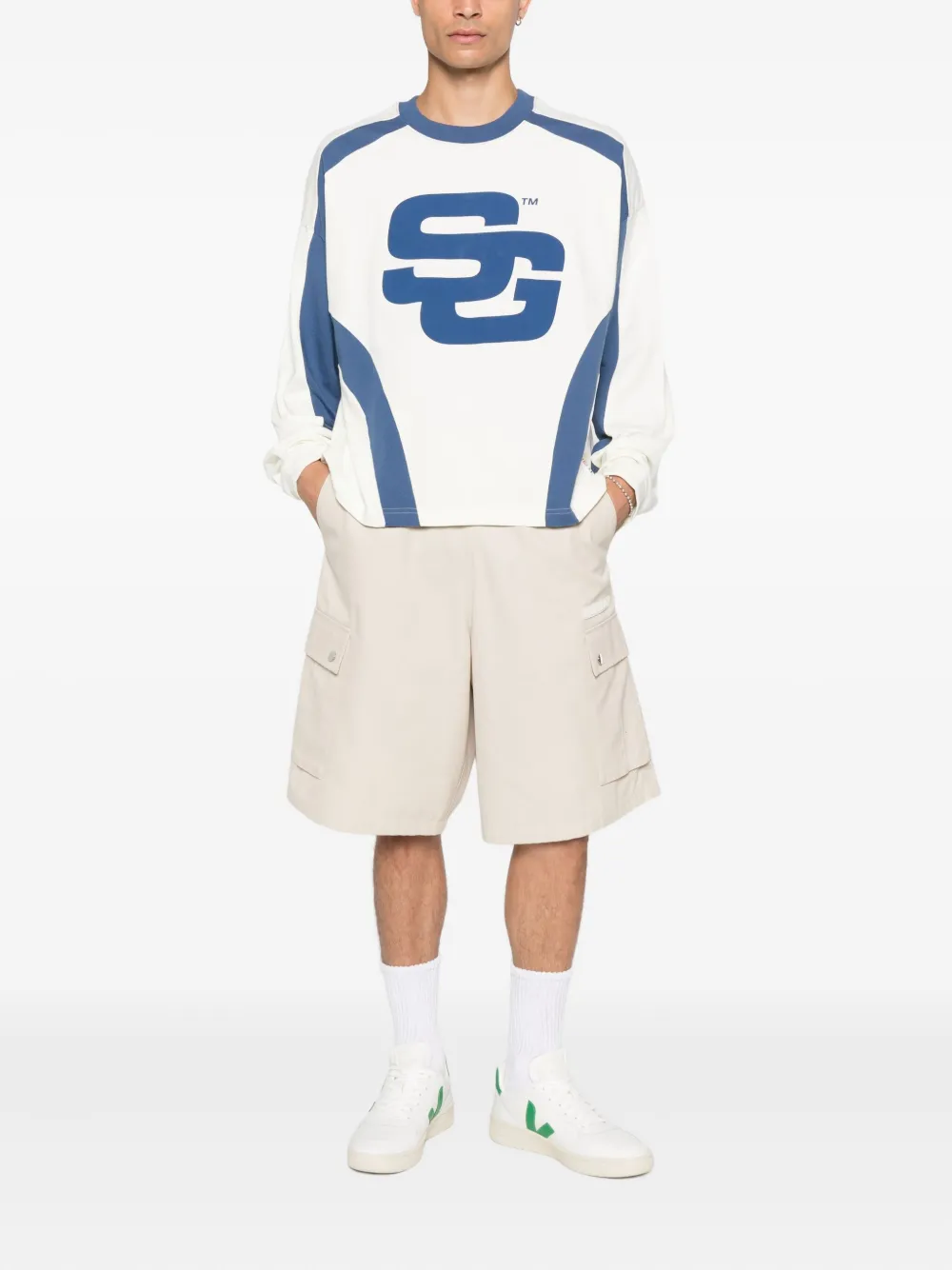 SUMMER GAMES logo-print panelled T-shirt | T-Shirts | Image 2