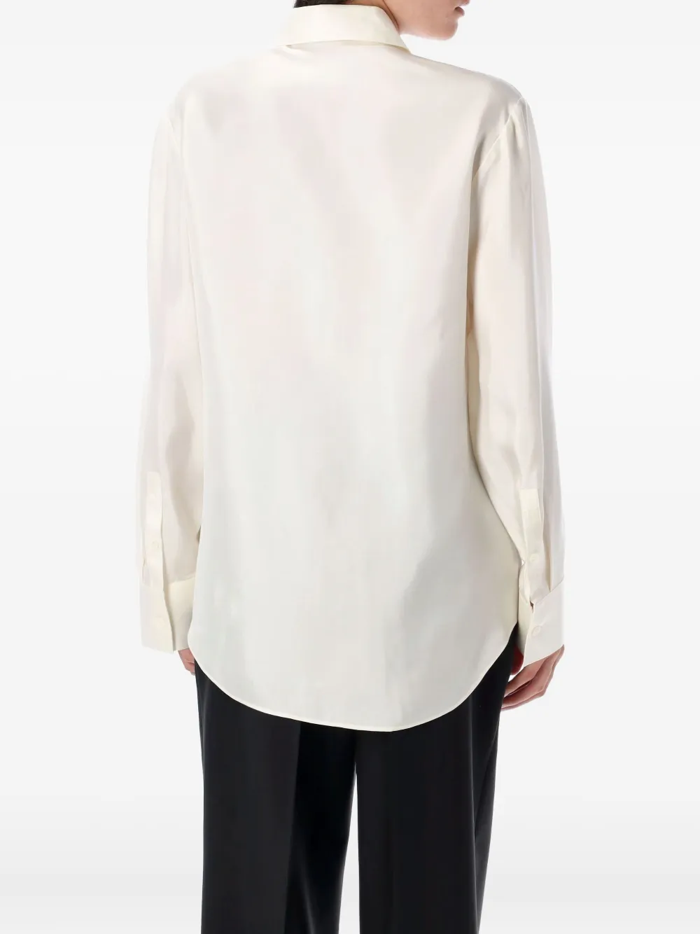 Róhe Geknoopte blouse - Beige