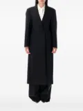 Róhe shawl-lapels coat - Black