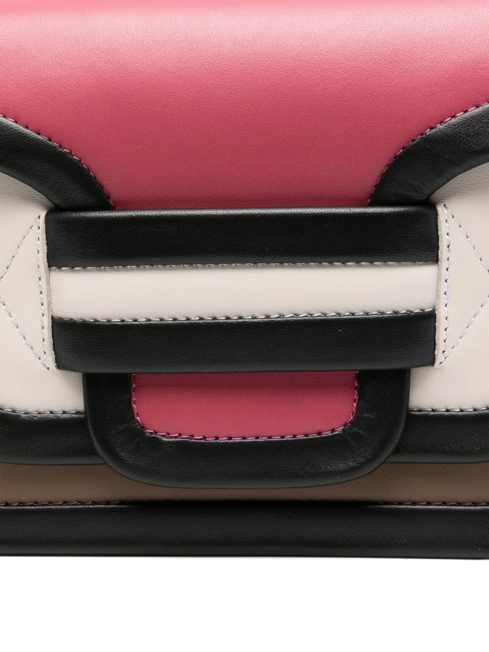 Pierre Hardy Shopper met colourblocking Bruin