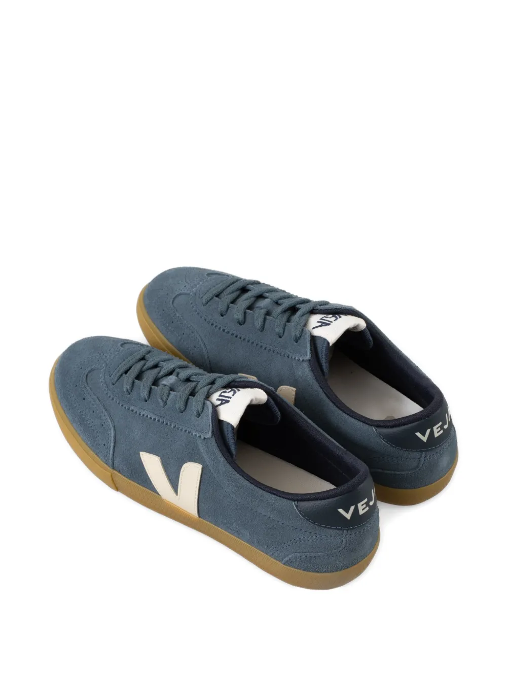 VEJA suede v-logo sneakers Blue